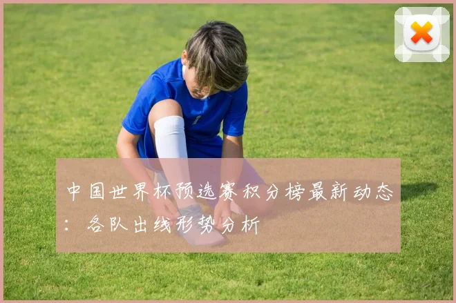 中国世界杯预选赛积分榜最新动态：各队出线形势分析